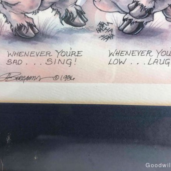 Jody Bergsma Limited Reproduction 1986 Watercolor - Picture 3 of 6